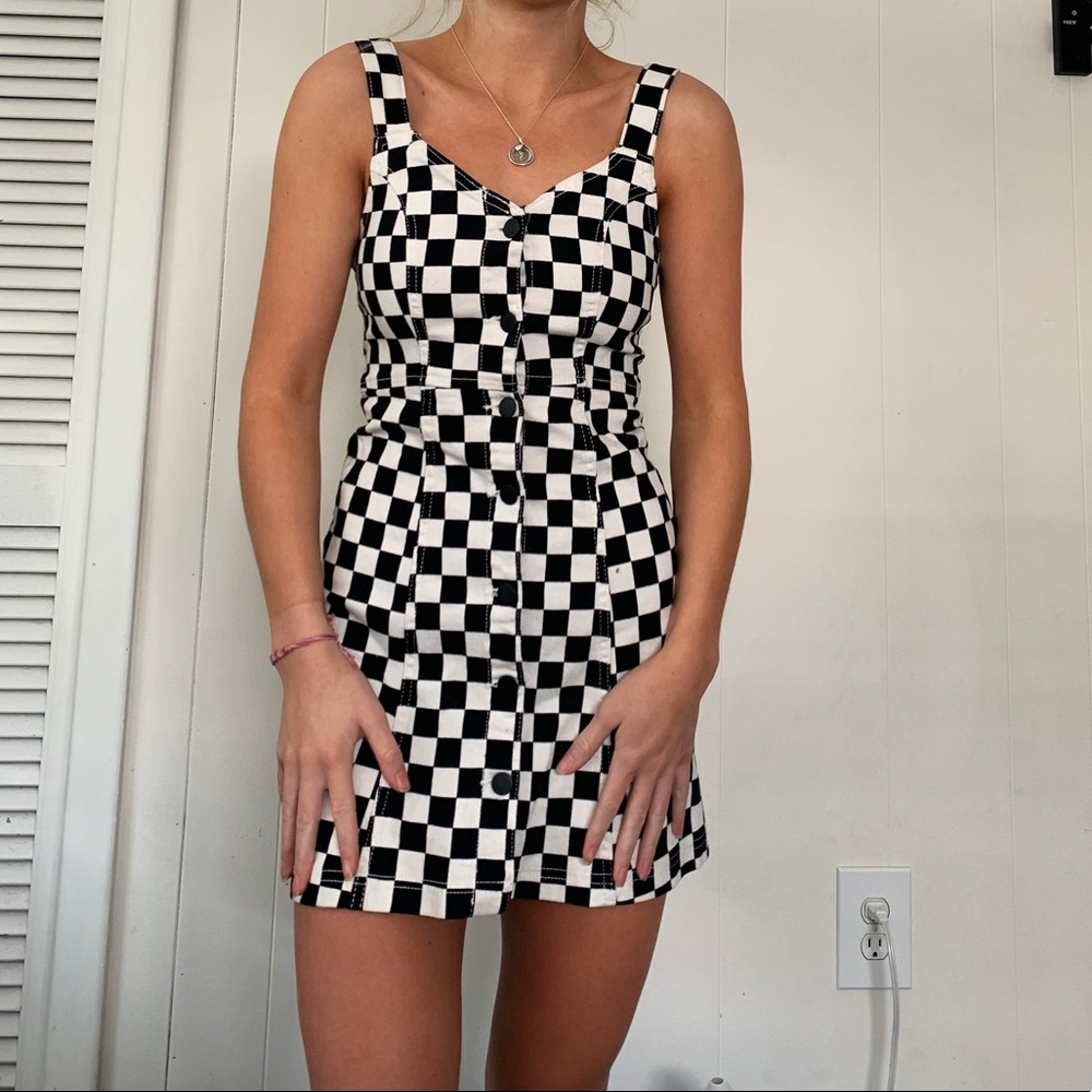 Urban outfitters checkerboard dress NEW!